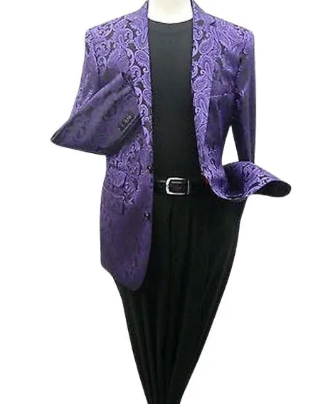 Alberto Nardoni Brand Men's Purple Blazer (Wholesale Price $75 (12pc&UPMinimum))