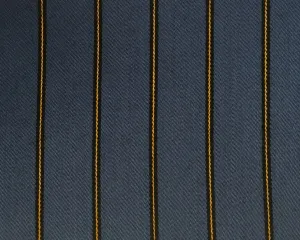 Blue, Yellow And Black Blazer/Boating Stripe 1 1/4'' Repeat Jacketing
