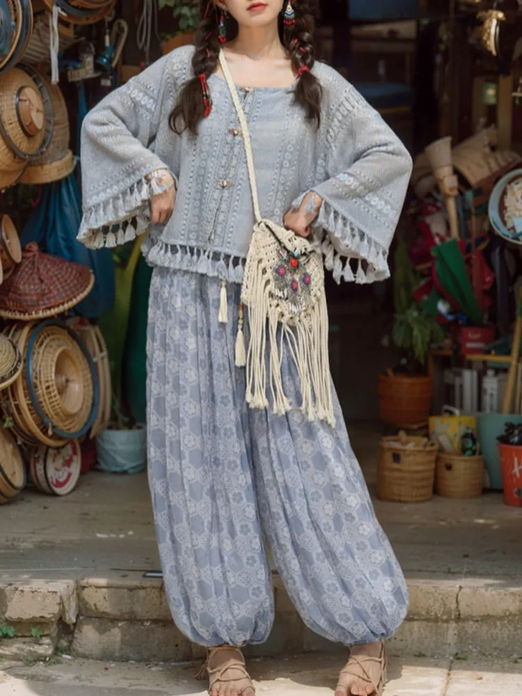 Bohemian Style Lantern Pants for Summer