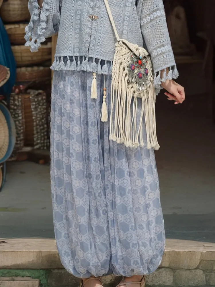 Bohemian Style Lantern Pants for Summer