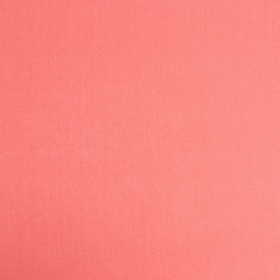 Coral Silk Crêpe de Chine