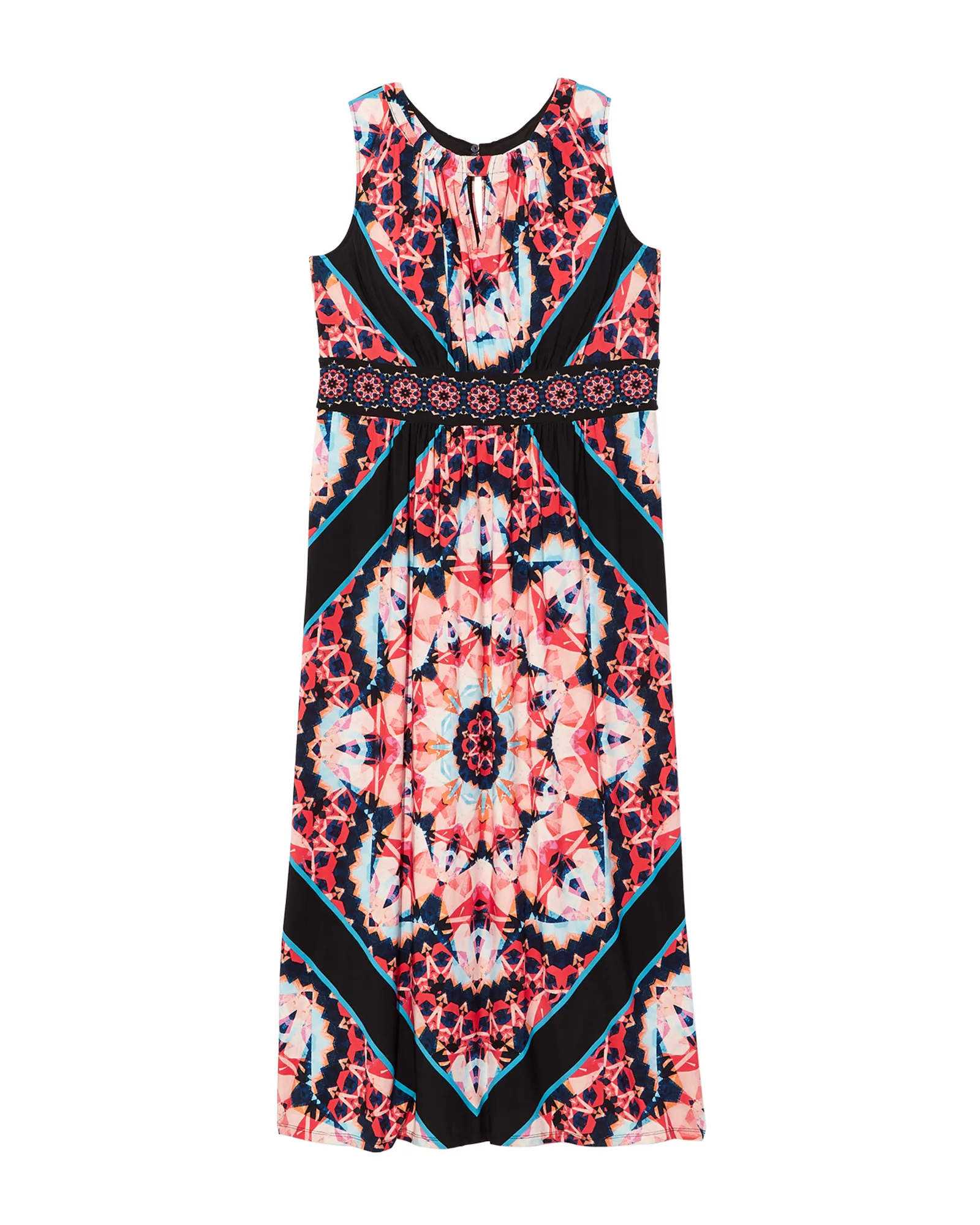 Karina Maxi Dress | Pink / Black
