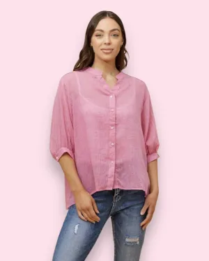 Mia Shirt - Fuchsia