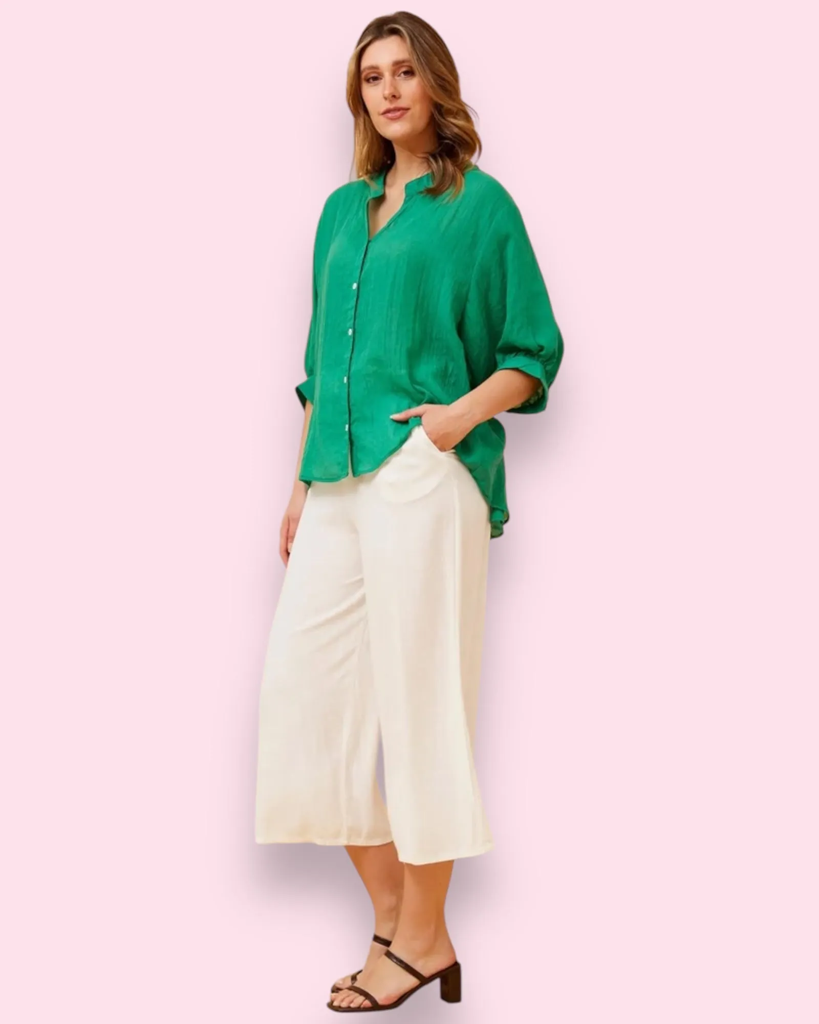Mia Shirt - Jade