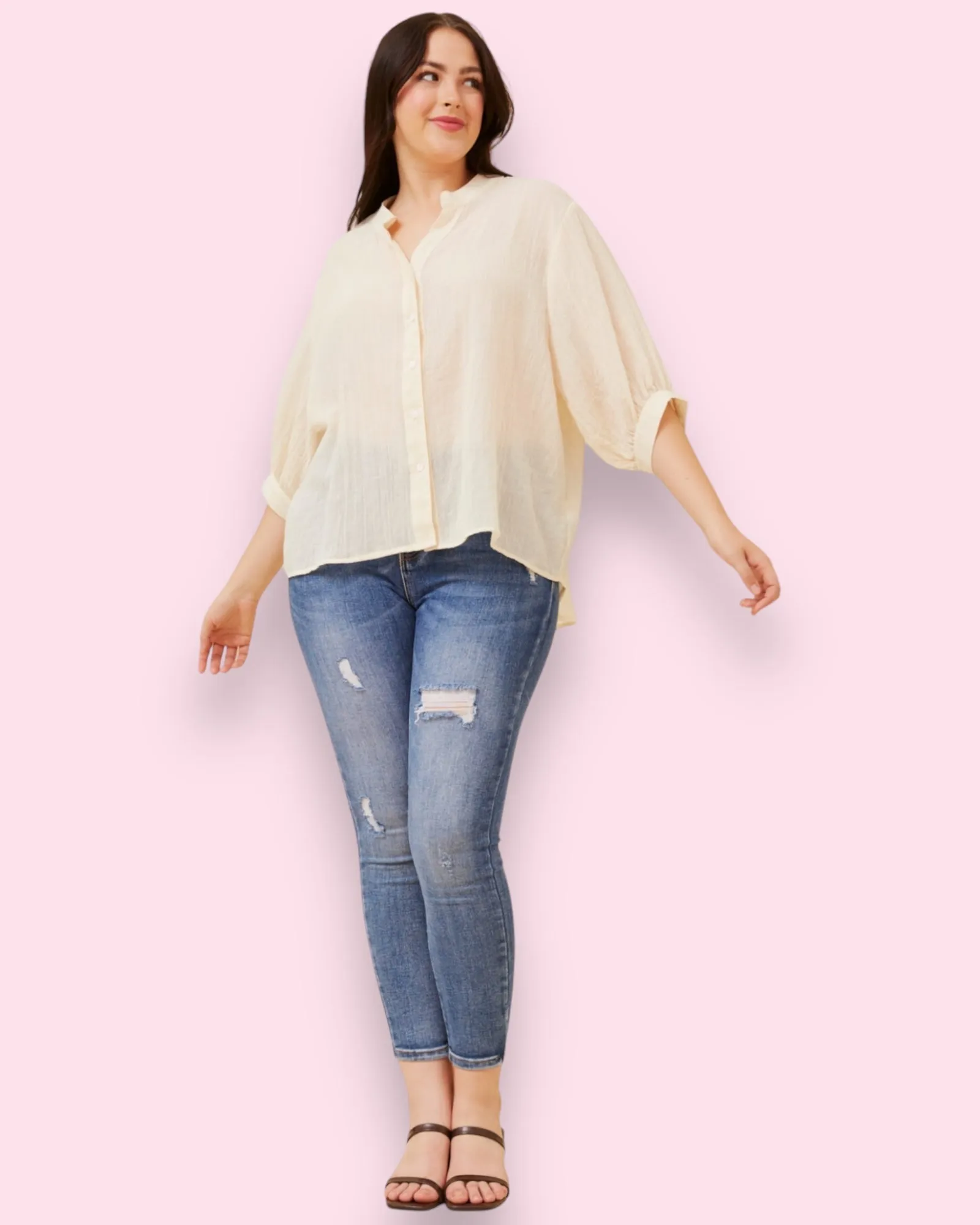 Mia Shirt - Nougat