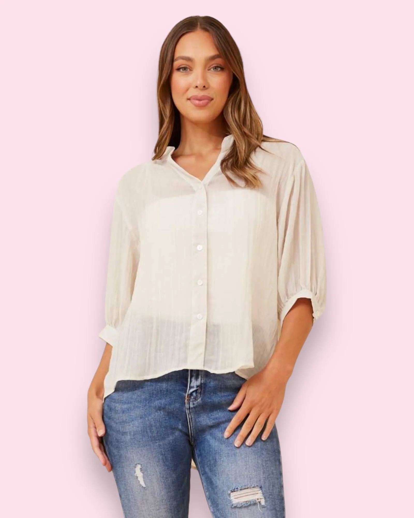 Mia Shirt - Nougat