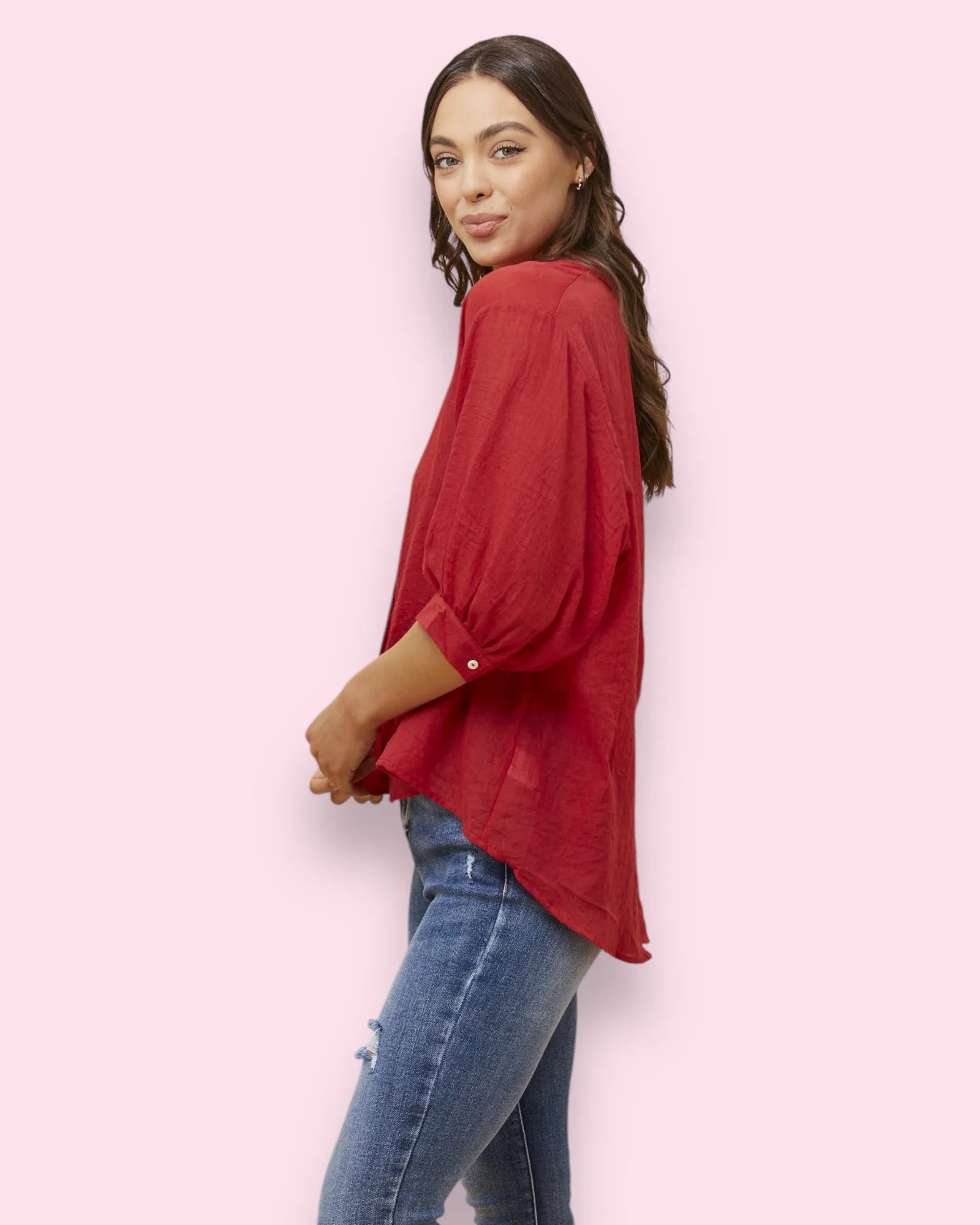 Mia Shirt - Red