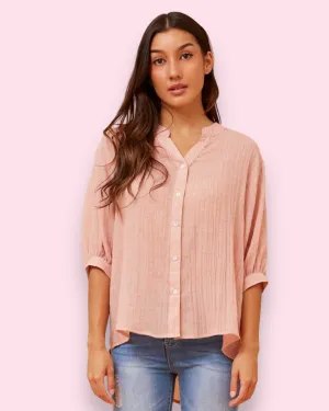 Mia Shirt - Rosewood