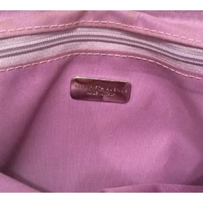 Saks Fifth Avenue Vintage Pursesdesigner Purses Purple Ostrich Leather And Plaid Pony Hair And Hobo
